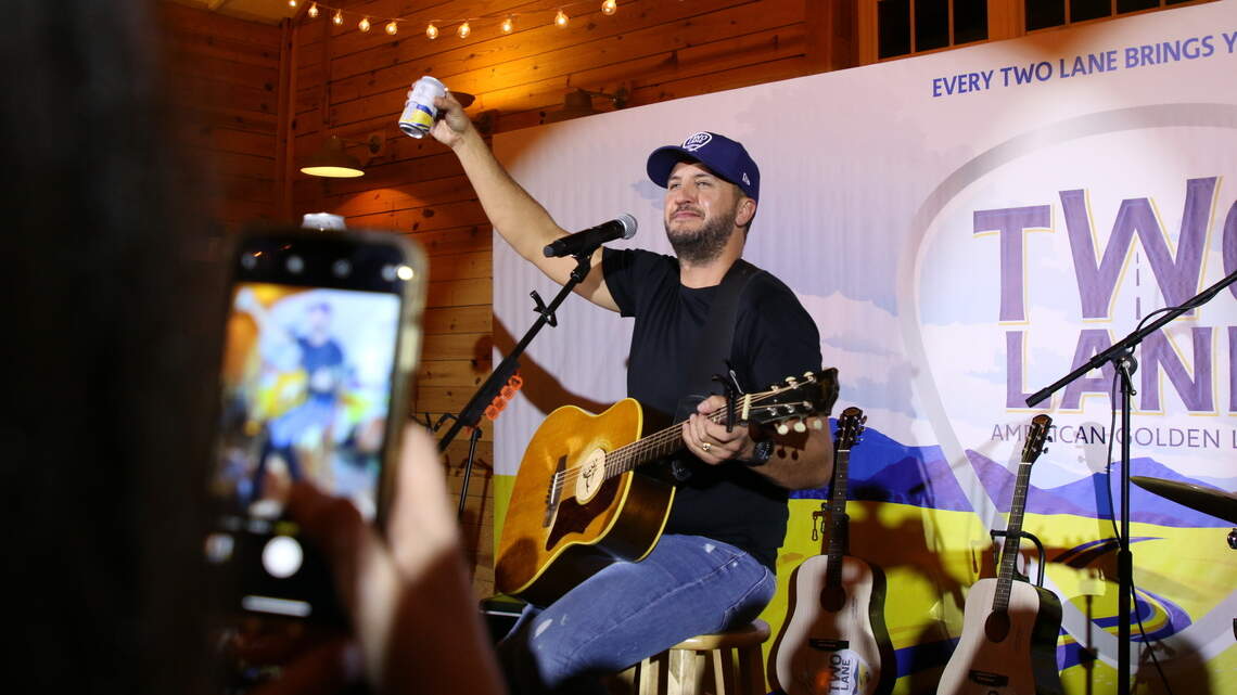 Luke Bryan held a private concert in Charlotte. What did you miss? A lot of free beer.