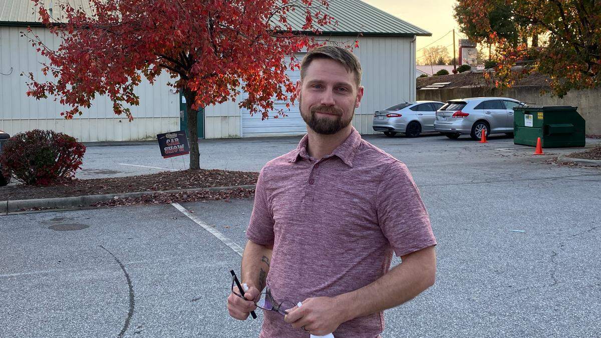 Kevin Marino, 44, is a Republican voter in Hendersonville. He supports Cawthorn because he believes he will be a role model for other young people.