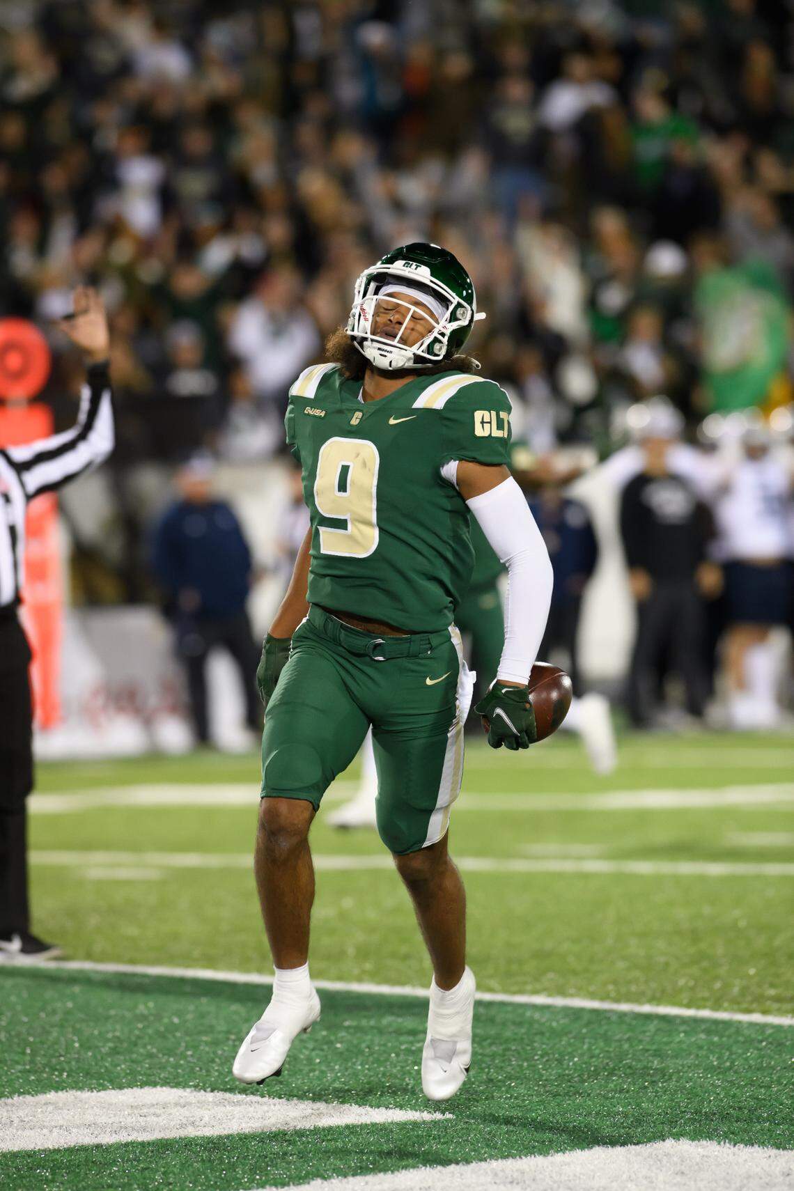 Charlotte 49ers freshman wide receiver Elijah Spencer had two huge touchdowns against Rice on Saturday.