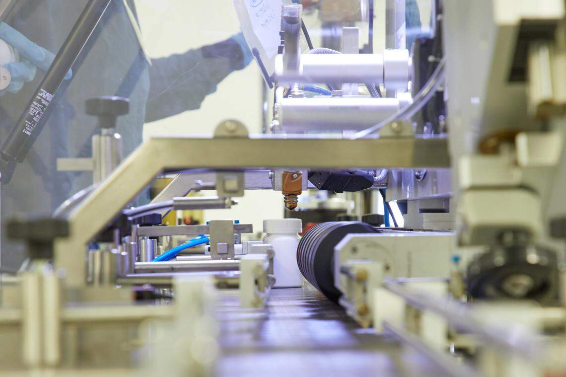 Glenmark Pharmaceuticals' facility in Monroe, outside of Charlotte, employs about 130 people.