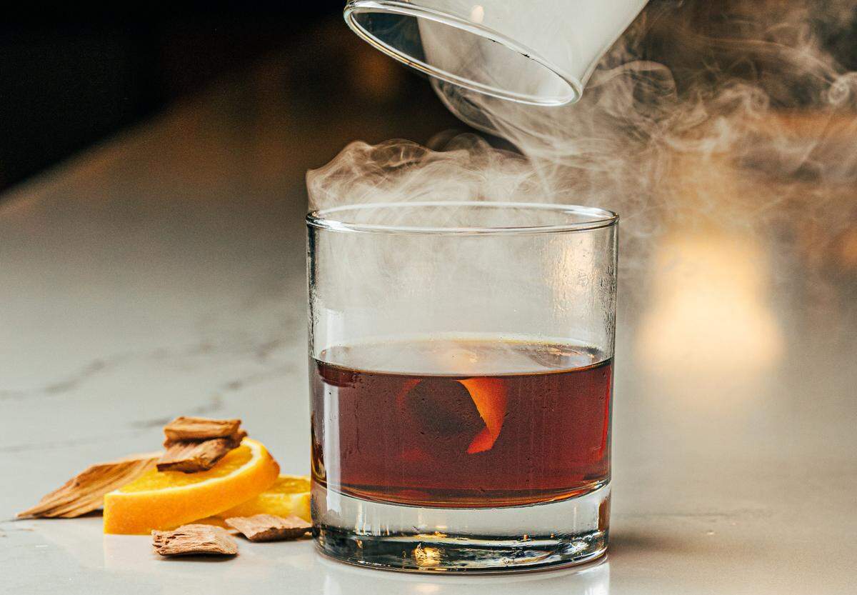Link & Pin’s Fireside Chat cocktail.