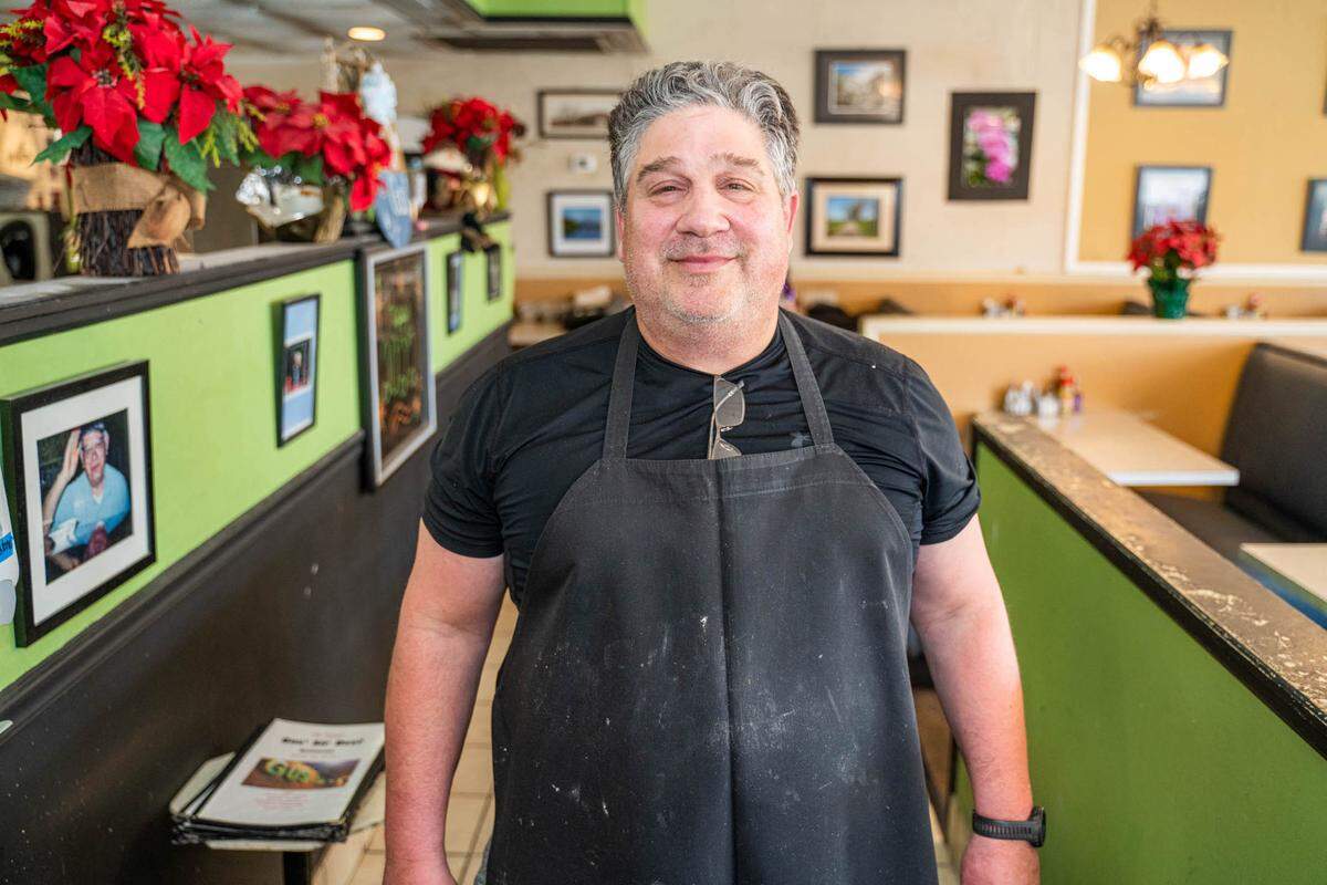 Thrace Bacogeorge, owner of Gus’ Sir Beef on Monroe Road.