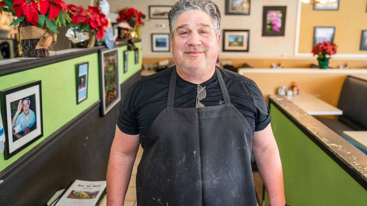 Thrace Bacogeorge, owner of Gus’ Sir Beef on Monroe Road.