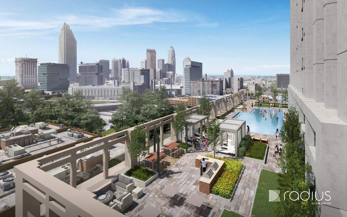 The buildings will contain amenities such as a rooftop deck, pools and fitness centers. Construction is expected to take about two and a half years.