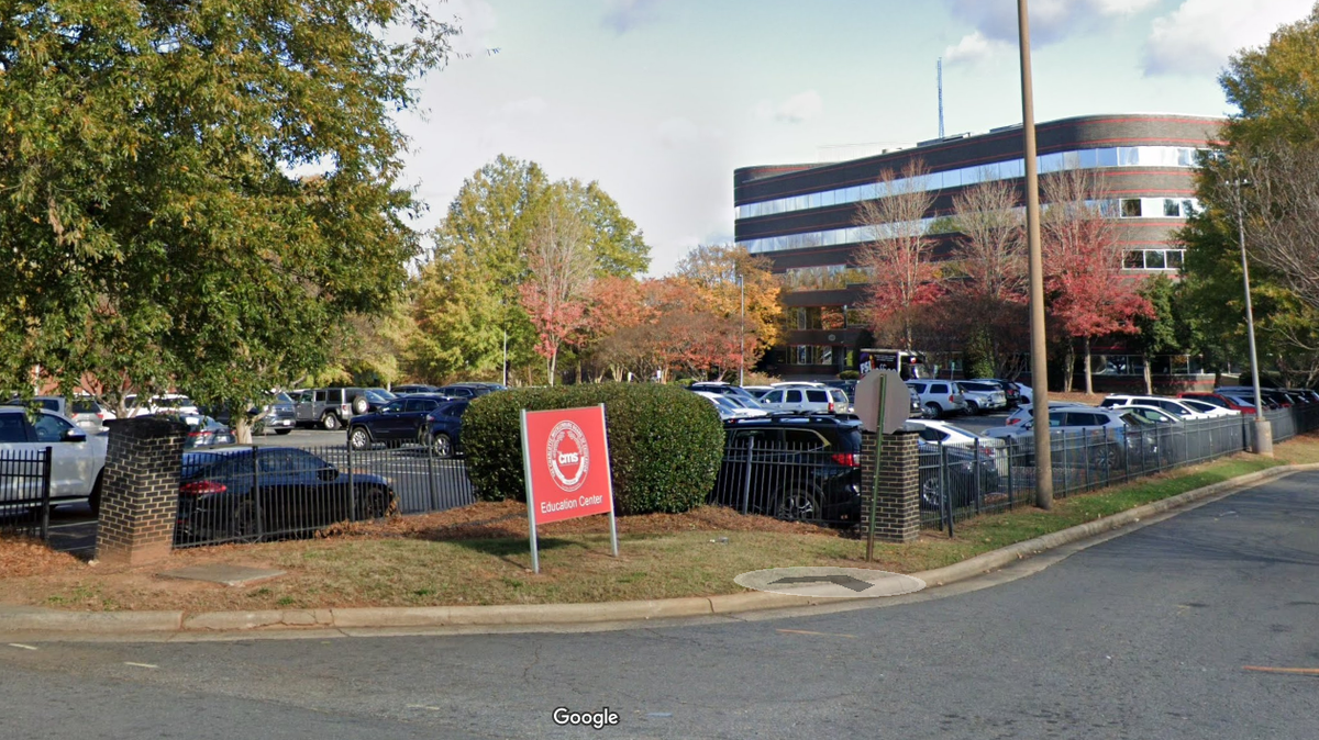 The Elizabeth Schmoke Randolph building on Stuart Andrew Boulevard contains administrative offices for Charlotte-Mecklenburg Schools.