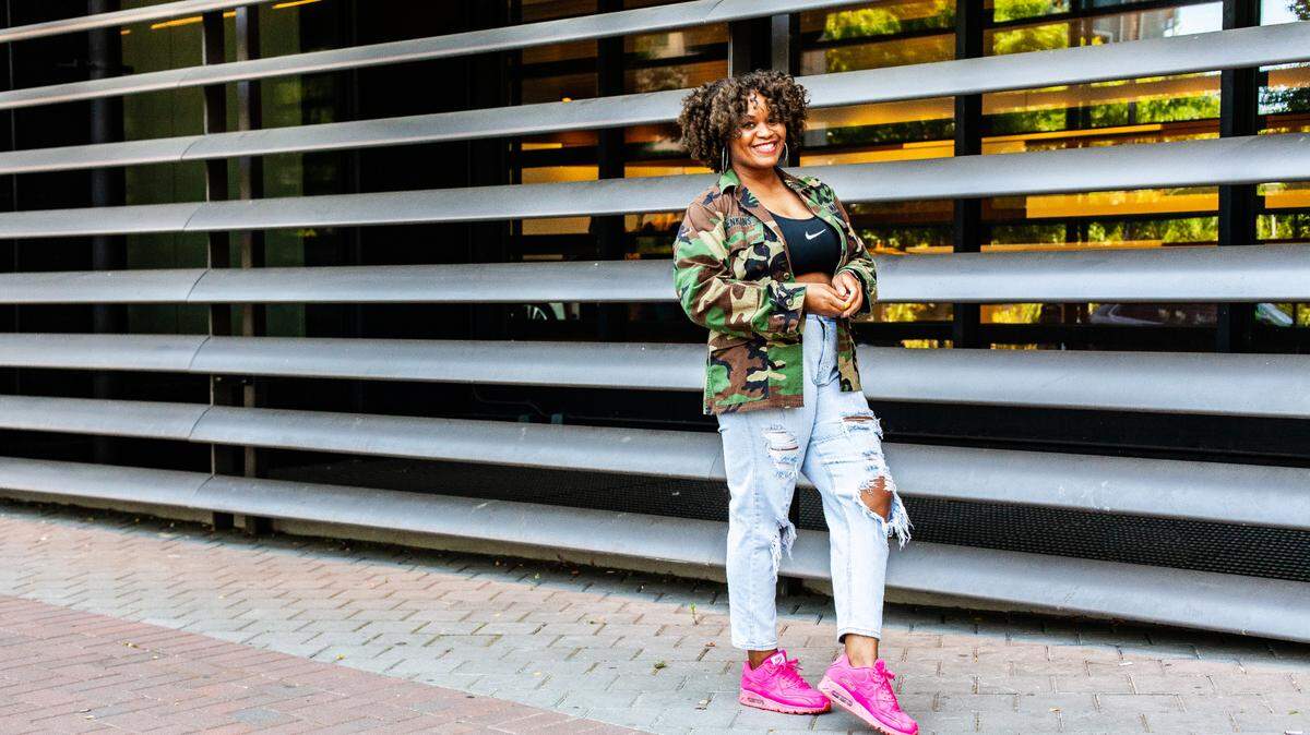 The Block’s editor-in-chief DeAnna Taylor. The Block is a new online magazine in Charlotte that celebrates Black creativity.