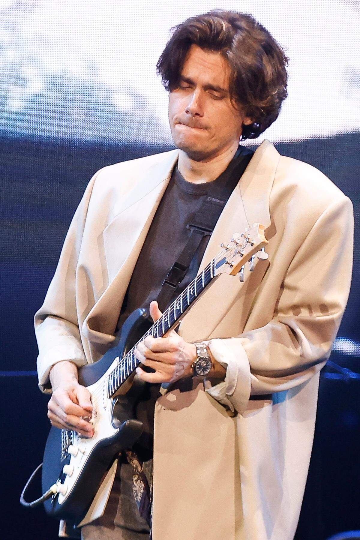 John Mayer performs on the Sob Rock tour at Spectrum Center in Charlotte, N.C., Monday, April 11, 2022.