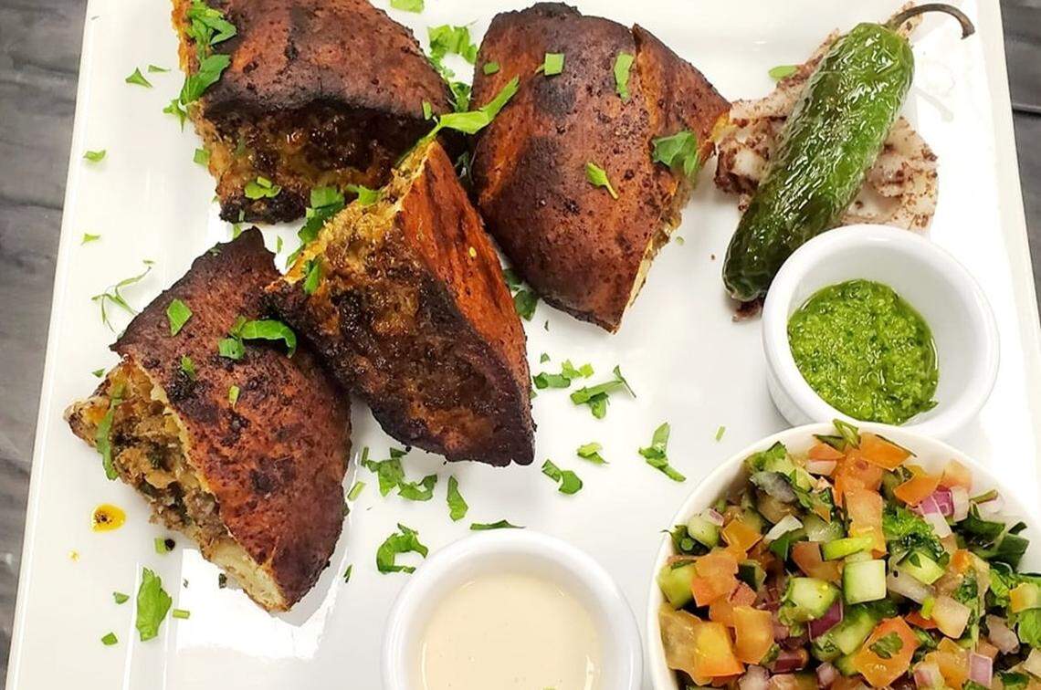 Alongside its online services, Kosher Charlotte features HaPina Eatery, offering in-person options like the Arais ($19), which is kebab meat in pita, with a side of Israeli salad, tehina, schuc and a fried jalepeno.