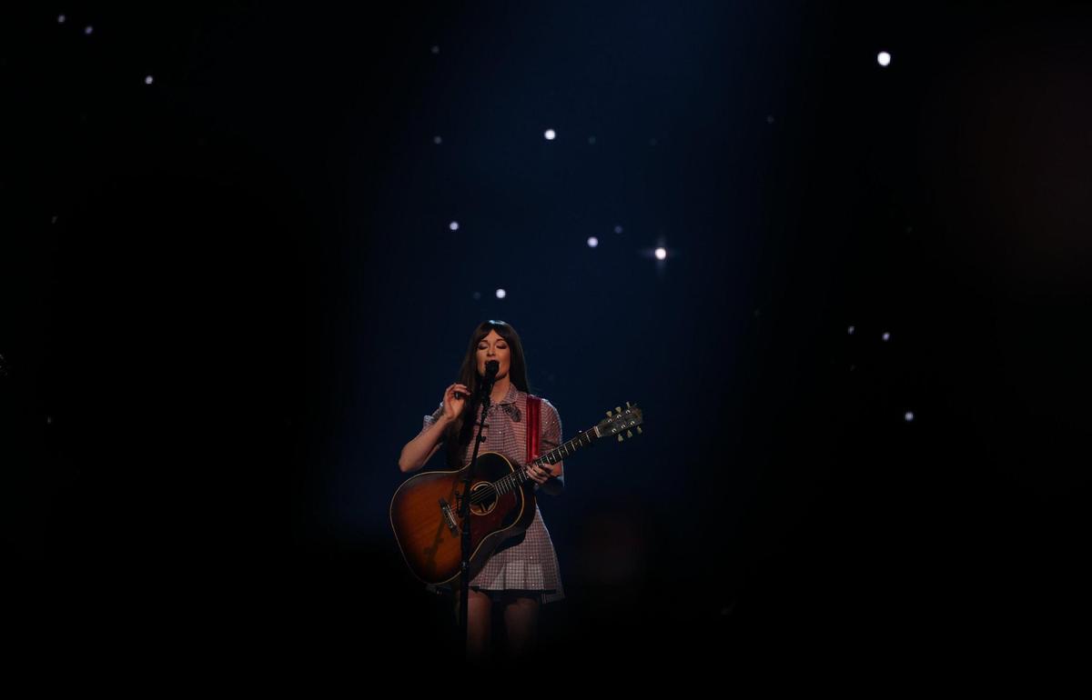 Kacey Musgraves performs during her “Deeper Well World Tour” show at Spectrum Center in Charlotte on Thursday night.