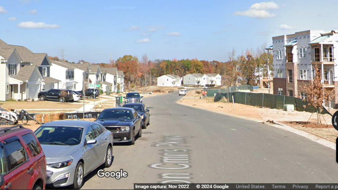 Investigators say the incident occurred in the University City area of Charlotte, North Carolina.