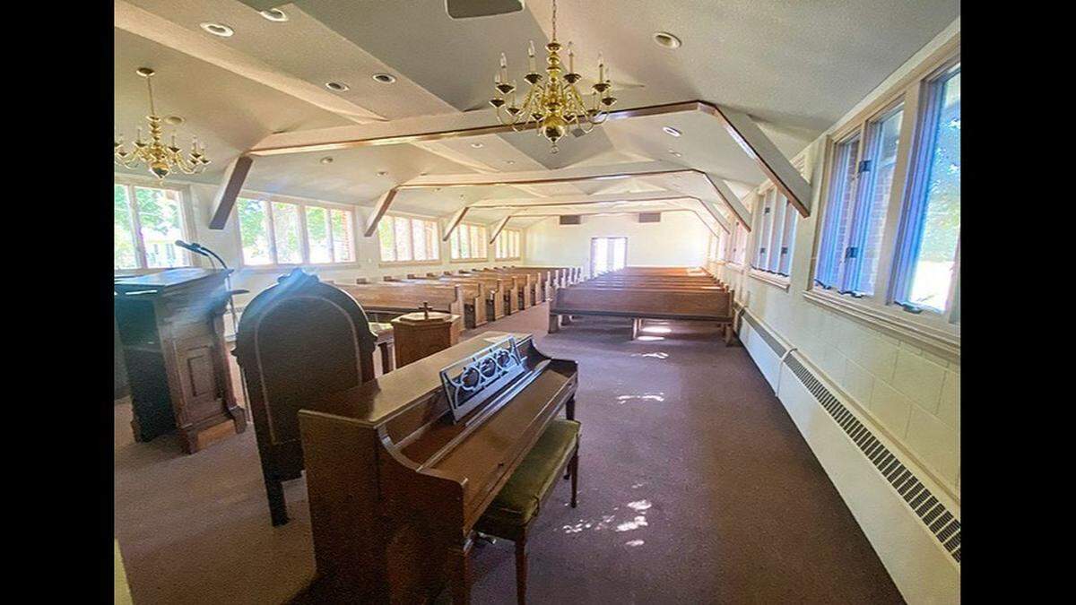 For $525,000, a historic, 10,700-square-foot former church and its 2 acres in Shelby NC could be yours, pews included.
