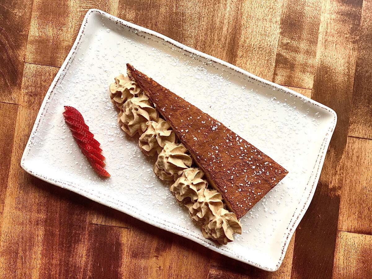 Tiramisu crepe cake is among the new offerings at Crepe Cellar.