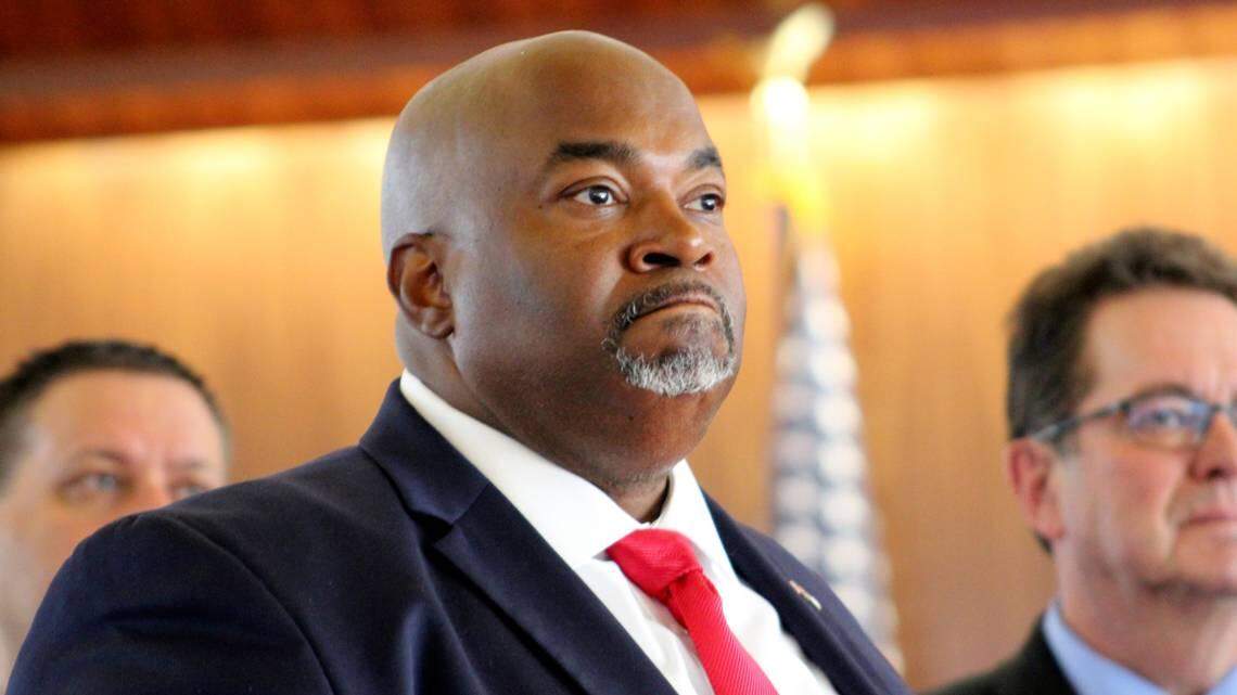 North Carolina Lt. Gov. Mark Robinson again made disparaging remarks about LGBTQ+ people, this time at a Winston-Salem church during a Nov. 14, 2021 sermon.