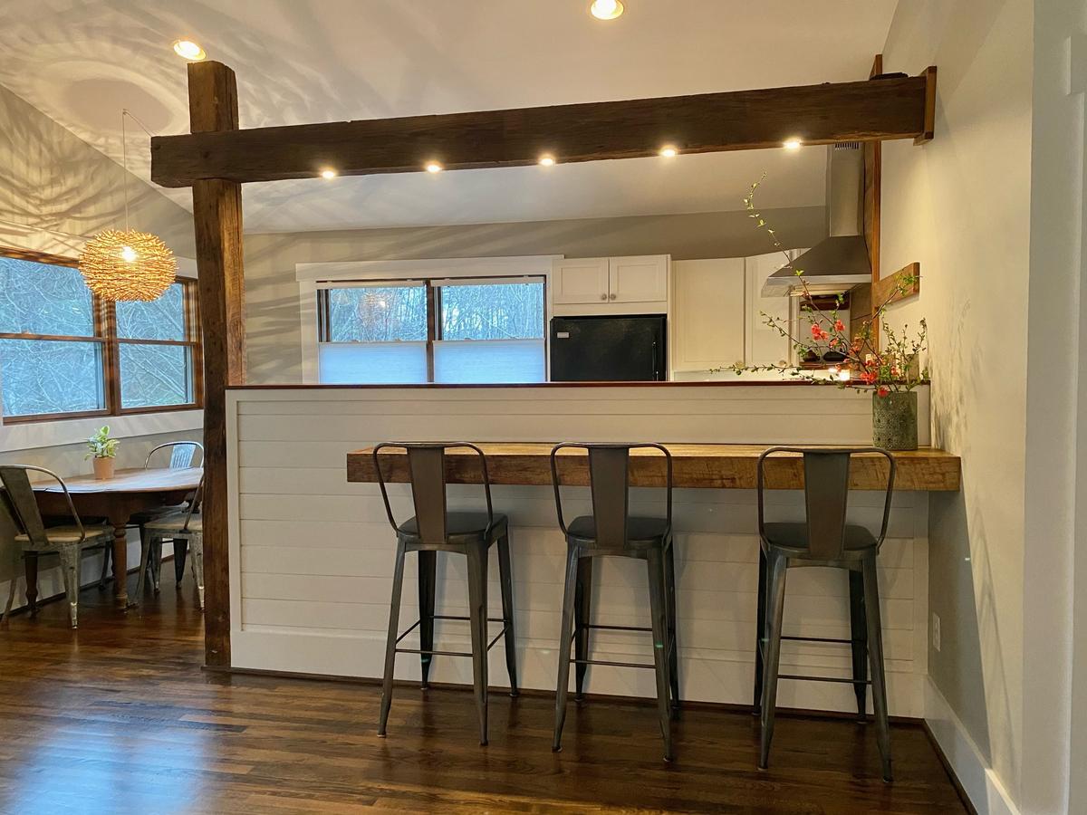 Guests can book a night at The Barn via Airbnb.