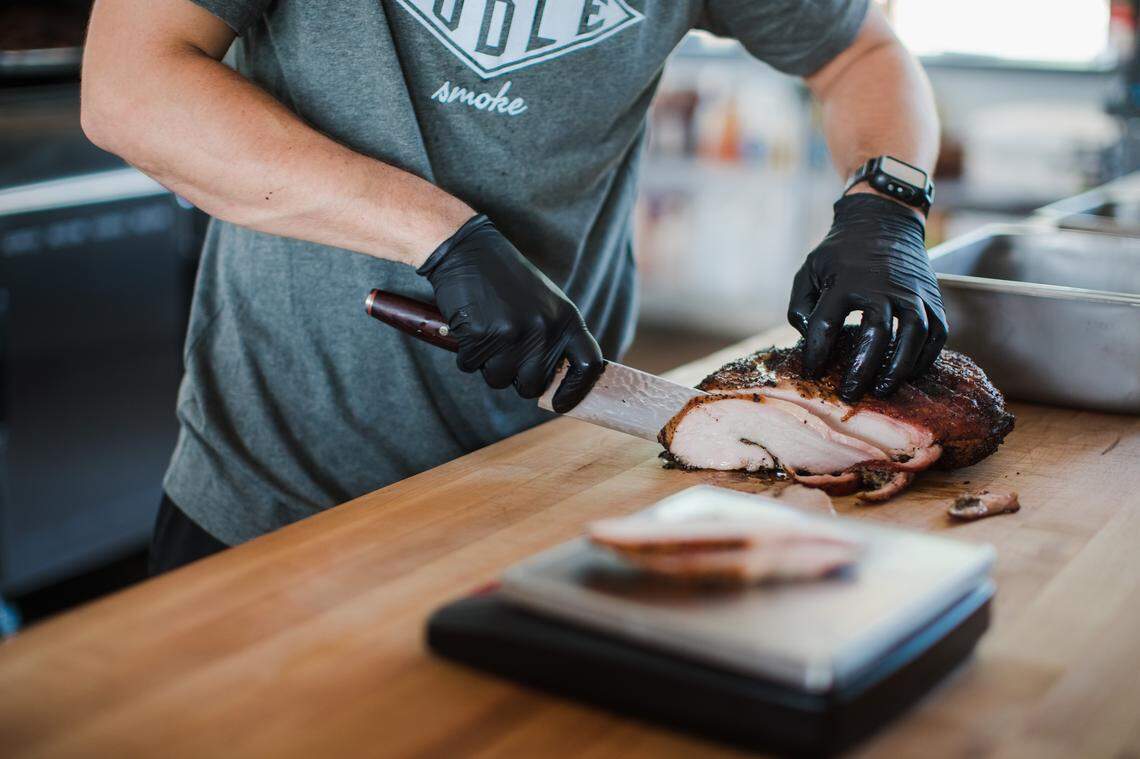 Noble Smoke has smoked turkey breast, brisket and rack beef ribs available for pickup for Thanksgiving. Place your order by Nov. 23.