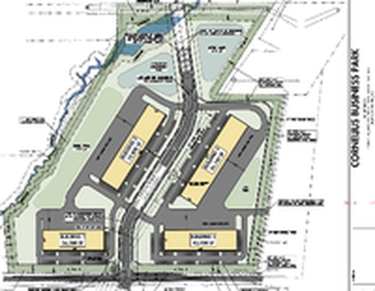 Cornelius Business Park map