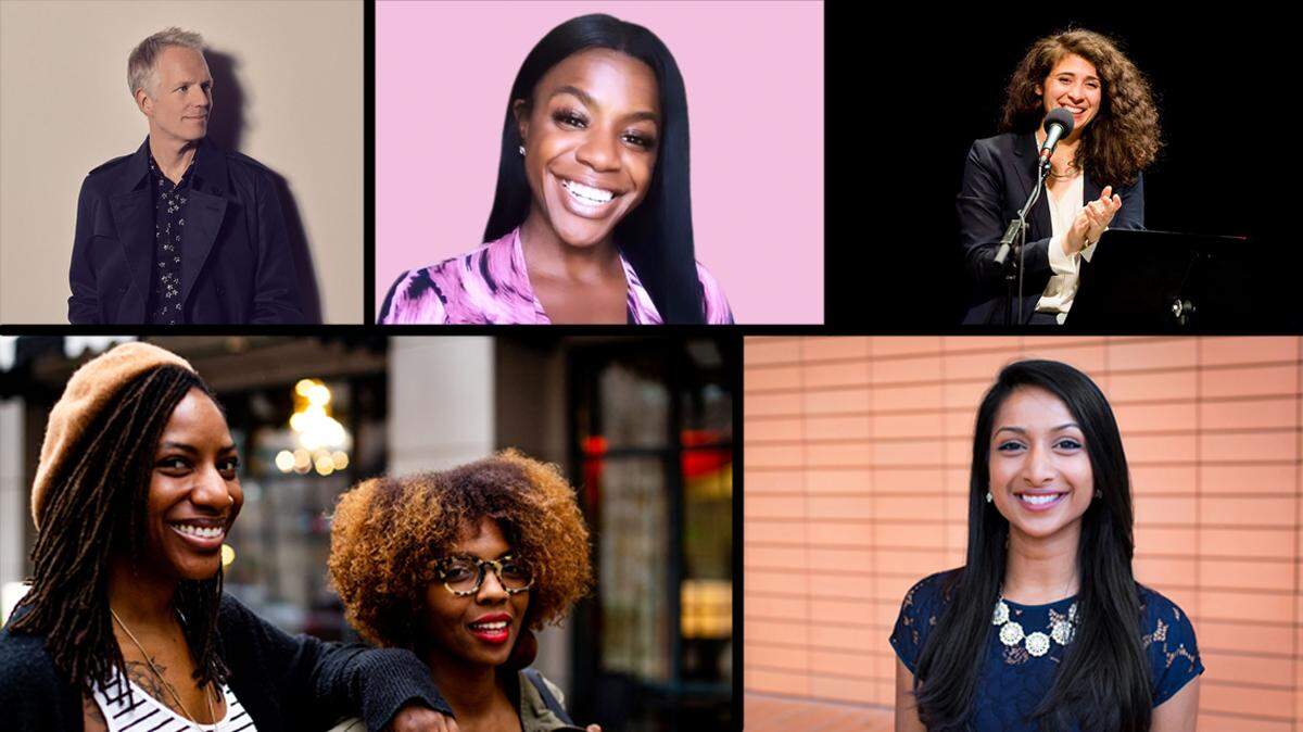 The Charlotte Podcast Festival will include presentations from Chad Lawson, Ohavia Phillips, Joni Deutsch, Erin Steele and Alicia Tetteh, and Rashmili Vemula.