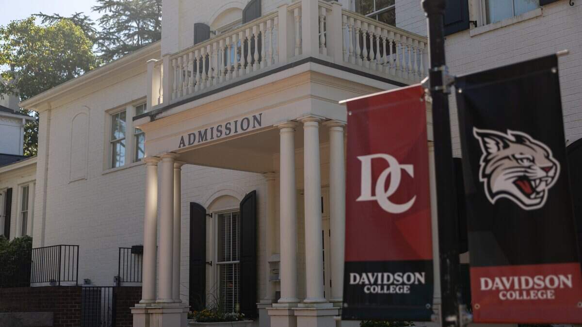 Davidson College in Davidson, N.C., on Tuesday, October 21, 2025.