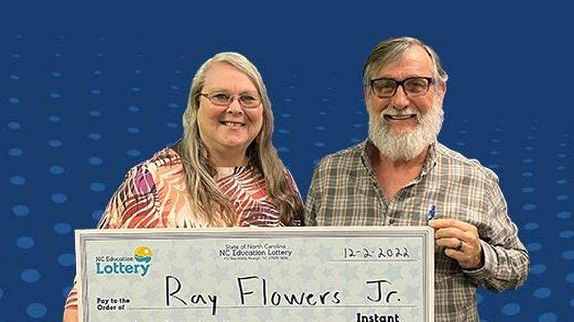 Ray Flowers Jr. won $1 million in the North Carolina lottery after “something drew [him]” to his winning ticket, he told officials.