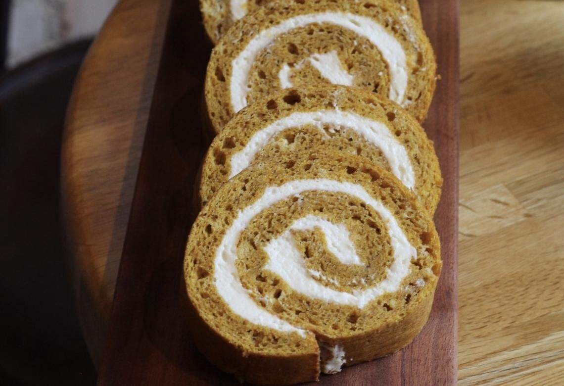 Community Matters Cafe’s pumpkin roll.