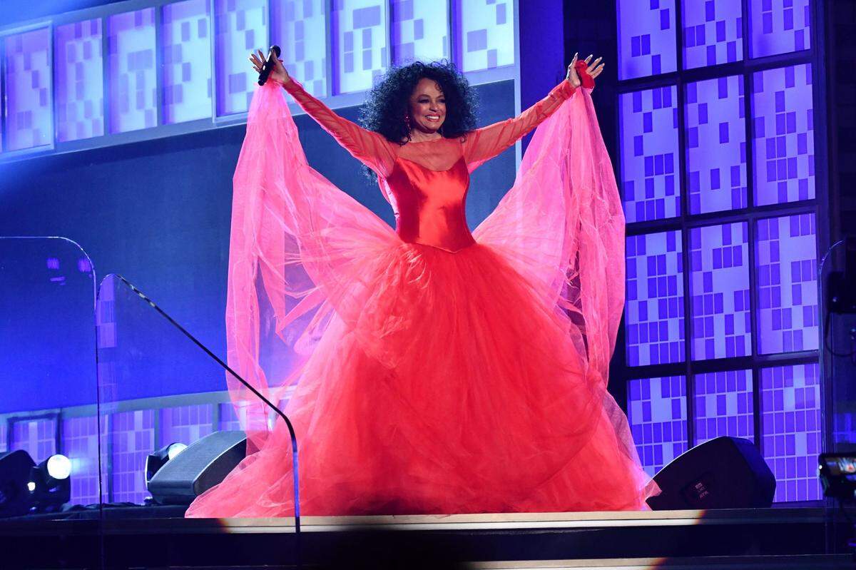 Diana Ross, pictured at the Grammy Awards in 2019, is headed back to Charlotte this fall.