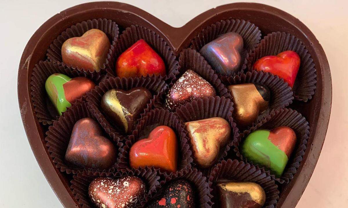 Twenty Degrees Chocolates has created special Valentine’s Day treats.