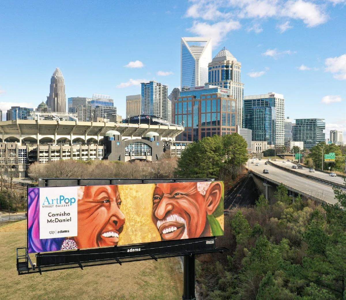 ArtPop, a Charlotte arts nonprofit known for its billboard program, has been awarded a grant from the National Endowment for the Arts.