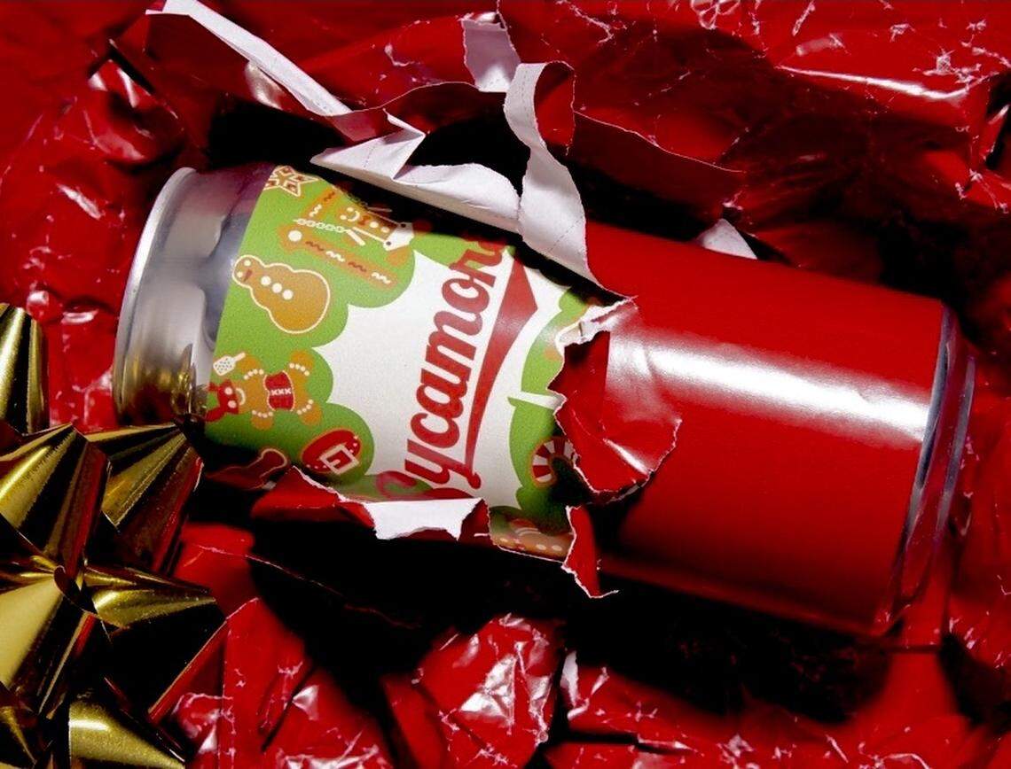 Sycamore Brewing’s 2020 Christmas Cookie Winter Ale. Its 2021 beer comes out on Friday, Nov. 19.