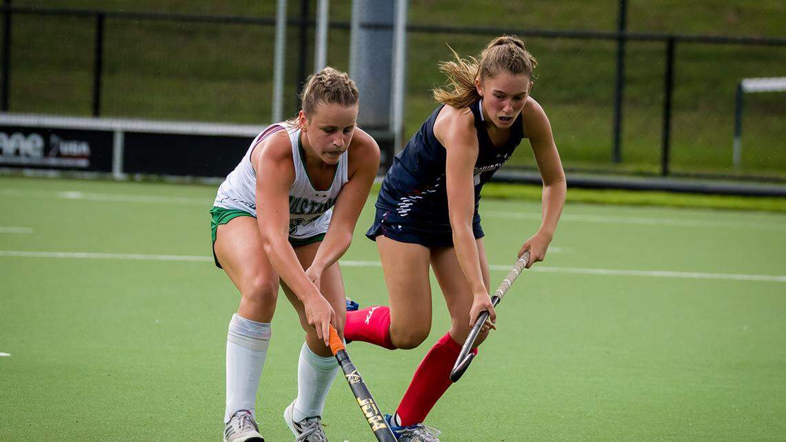 Myers Park’s Kemp Walters (left) is the Charlotte Observer girls athlete of the week