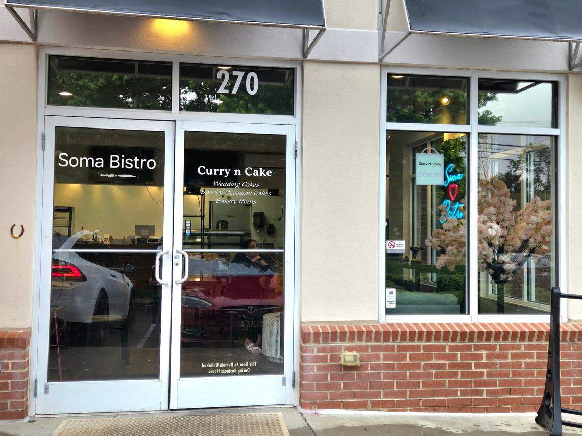 Soma Bistro & Cafe is in the former Curry N Cake spot, where they are now sharing space in Charlotte.