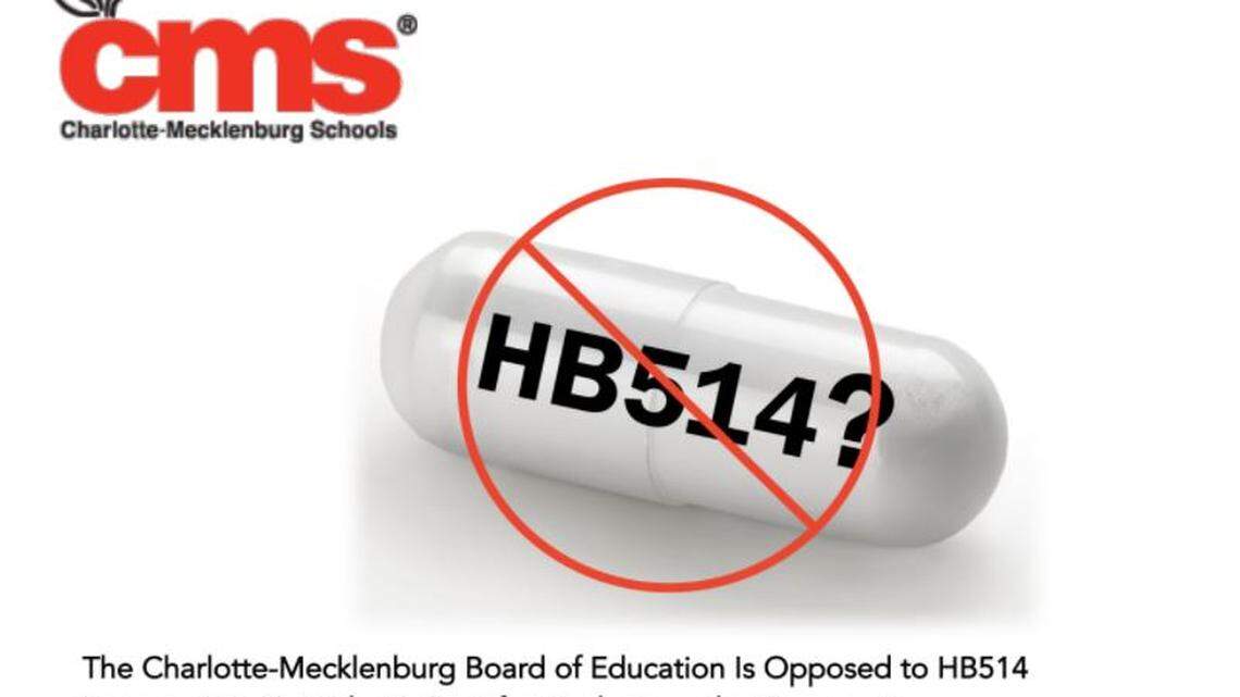 After the town of Matthews rejected a proposed compromise April 17, the Charlotte-Mecklenburg school board launched a campaign against House Bill 514.
