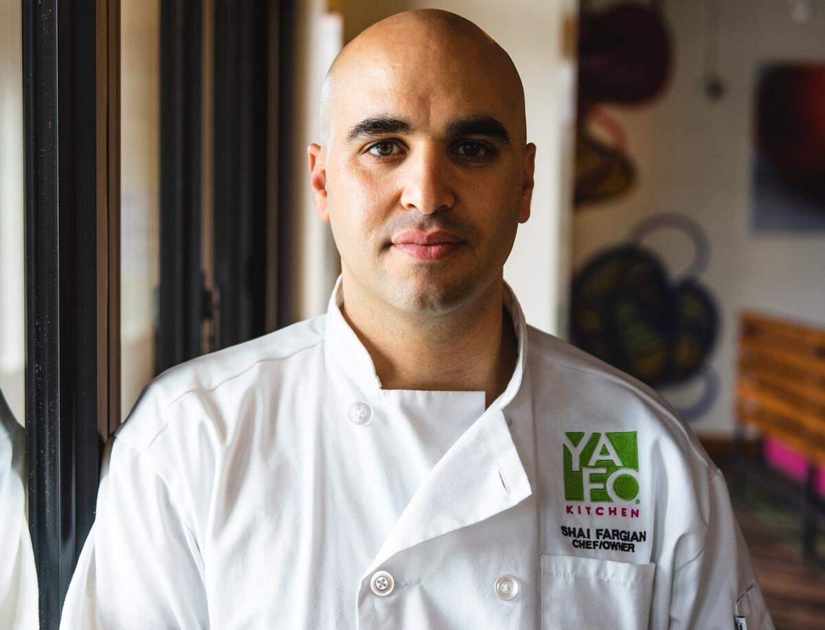 Yafo Kitchen chef/partner Shai Fargain often travels for food research.