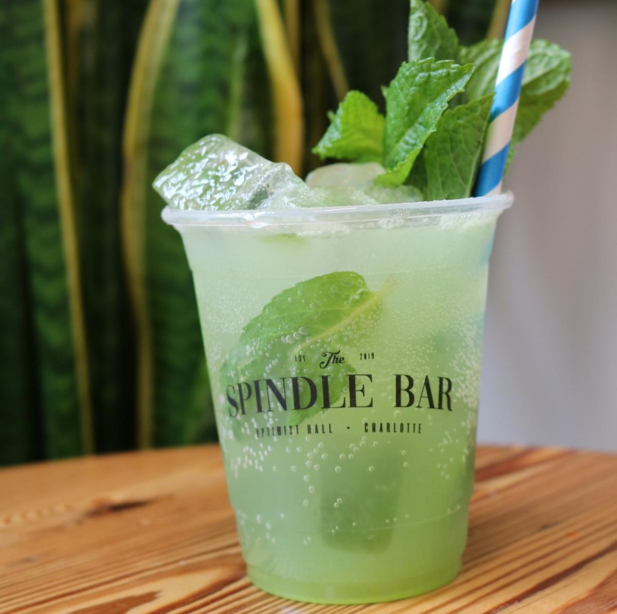 Spindle’s Patrick’s Paradise, with blanco tequila, cucumber, lime and mint.