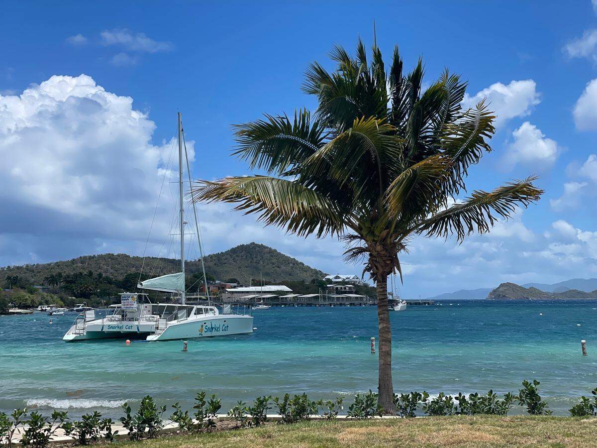 The beach at Margaritaville Vacation Club - St. Thomas.