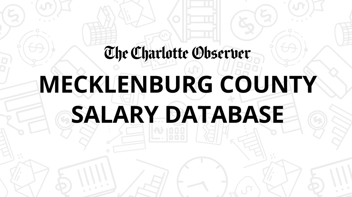 Mecklenburg County employs more than 800 people who earn at least $100,000. Search the data below to see how much county public employees make.