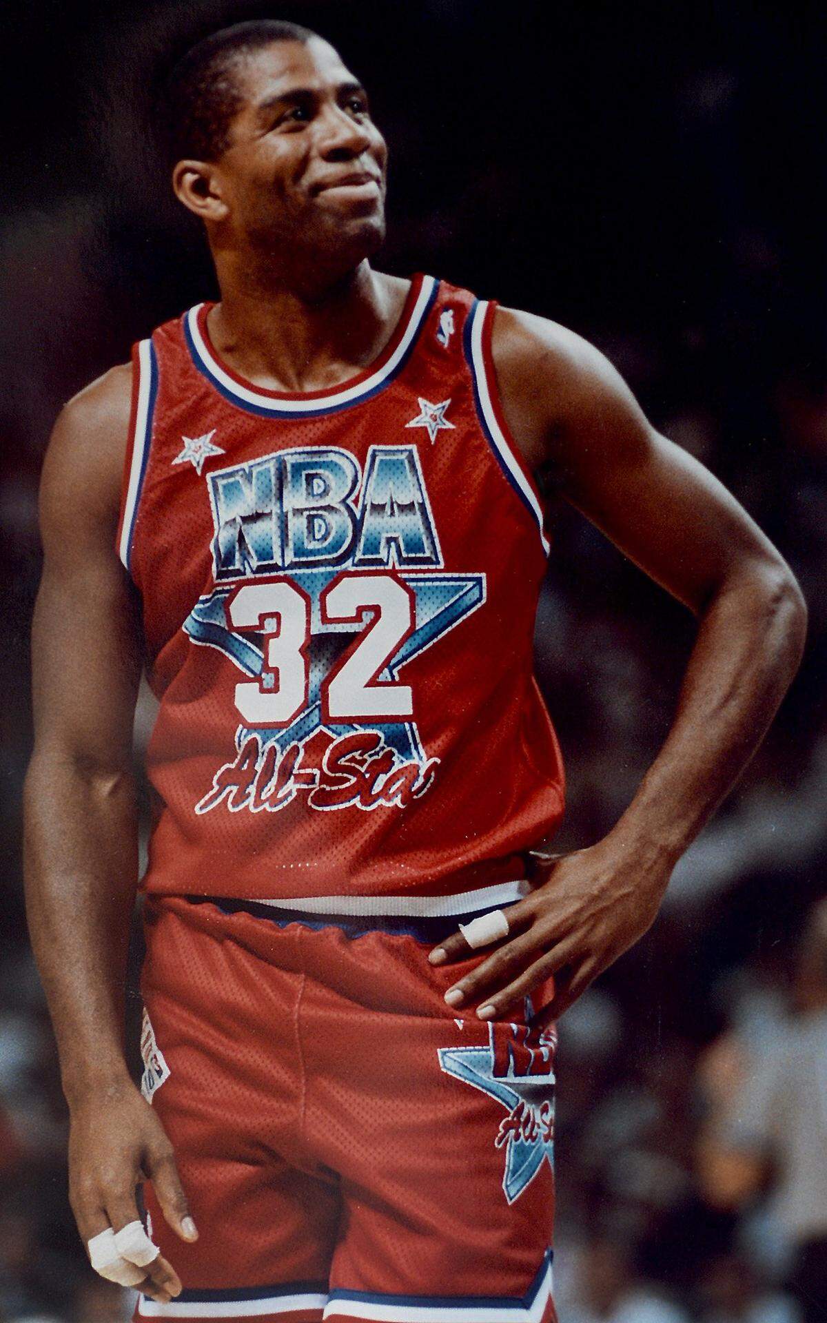 In 1991, Magic Johnson was an NBA All-Star point guard from the Los Angeles Lakers. Now he runs the Lakers in a different way.