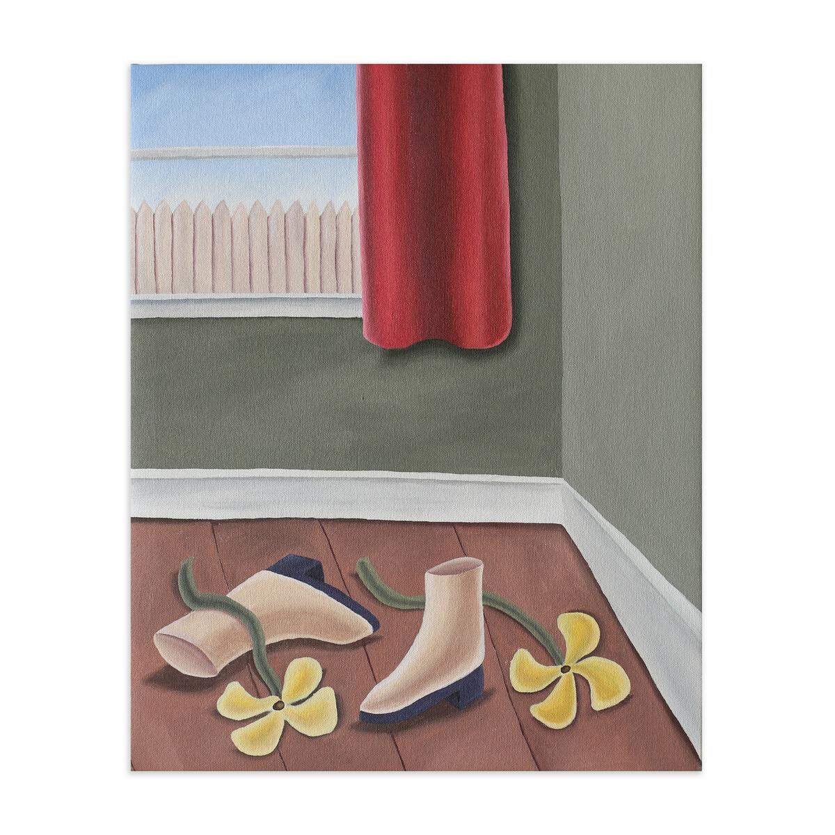 Charlotte artist Dustin Brown’s “Absent” is included in an online exhibition put together by Tchotchke Gallery in New York City. The exhibition explores what it means to feel at home, especially during the pandemic.