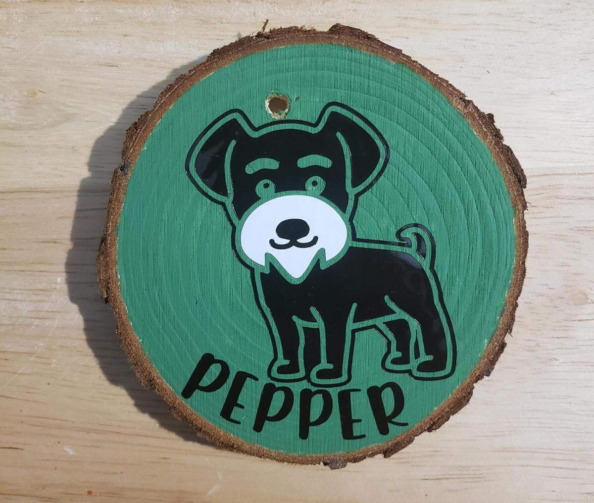 Surprise your friends with a custom ornament of their furry friends.