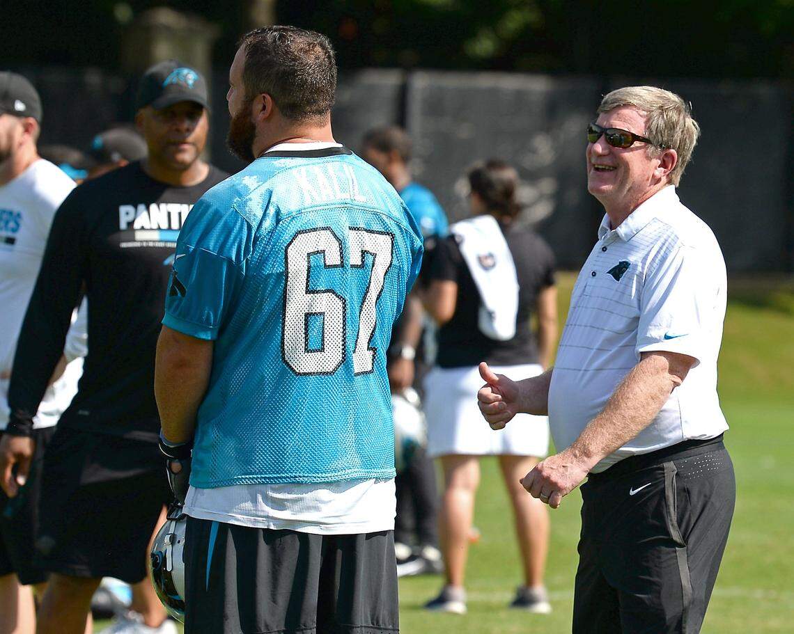 Marty Hurney’s best draft-day trade netted the Panthers All-Pro center Ryan Kalil in the second round in 2007.