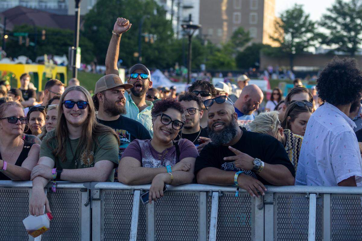 Fans at Lovin’ Life Music Fest on May 4, 2025.