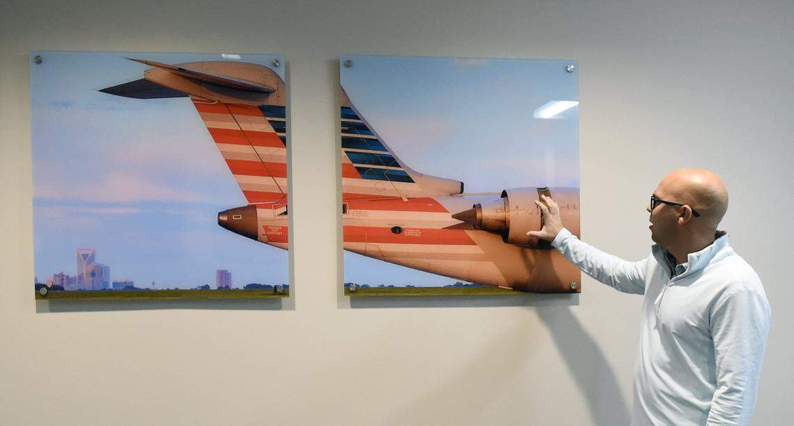 Joe Horvath, director of Marketing and Communications for PSA Airlines, conducted a tour of the company's new headquarters. PSA Airlines, a wholly owned subsidiary of American Airlines Group and leading regional airline, announced it has officially opened its new headquarters in Charlotte in the Water Ridge Office Park about two miles from American Airlines' Charlotte Flight Training Center and five miles from Charlotte Douglas International Airport (CLT), where many PSA team members are based. The Charlotte server was given a tour of the facility on Friday, Jan. 16, 2026.