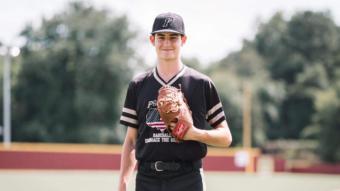 Providence High School’s Michael Forret has thrown two no-hitters this season. His team will face Ragsdale in the first round of the state playoffs Tuesday night.