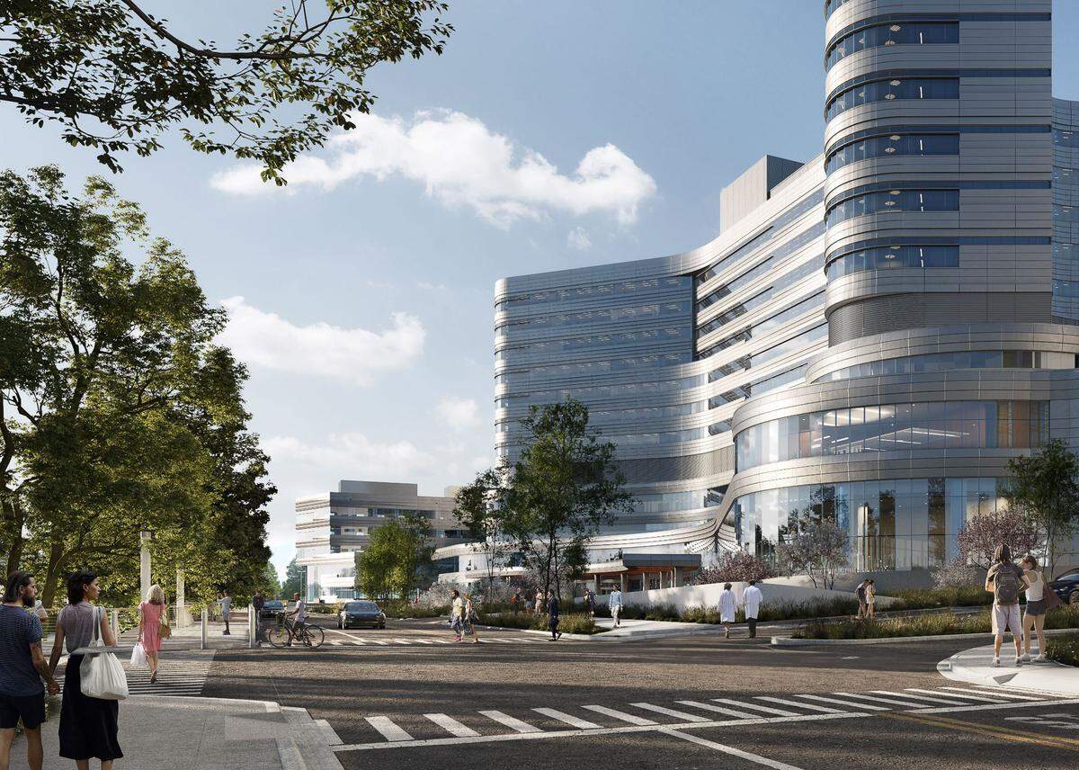 Atrium Health’s latest addition to its flagship campus in midtown will feature a helipad and a modern emergency department.
