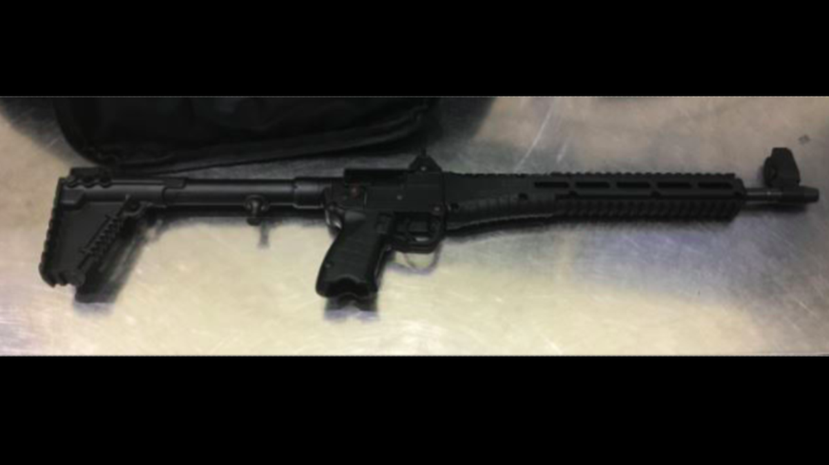 A Hagerstown, Md., man was arrested after police say they found a rifle in his luggage at Baltimore-Washington airport. He said his mom much have packed it when she was packing his luggage, the TSA said.
