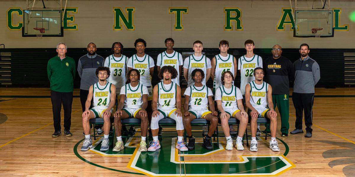 The Central Cabarrus boys basketball team