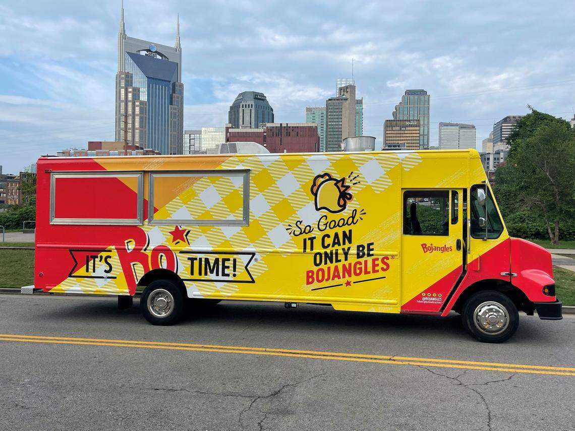Bojangles, the fast-food chicken and biscuit chain based in Charlotte, will officially open its food truck during a celebratory event at Nashville’s Centennial Park on Aug. 14.