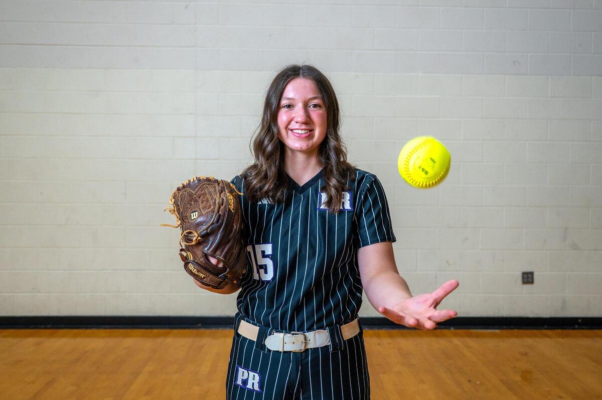 Scholar-athlete of the year Emma Daniels poses for a portrait at Independence High School. A recent graduate of Porter Ridge High School, she is set to attend UNC in the fall.