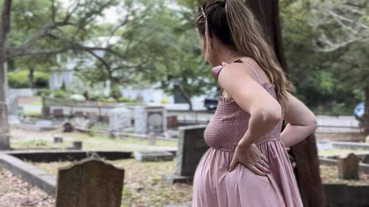 Haley Hodge, a mother from Cary, chose her future daughter’s name from a gravestone at Old Smithville Burying Ground in Southport, NC.