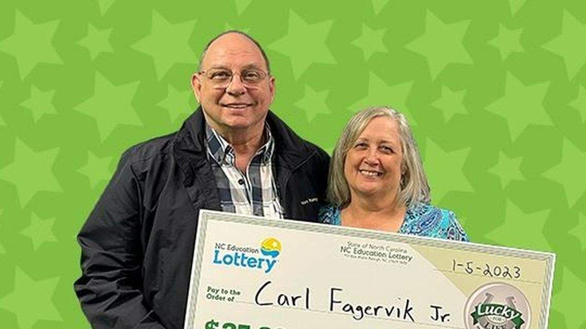 Carl Fagervik played his birthday and wedding anniversary and won big.