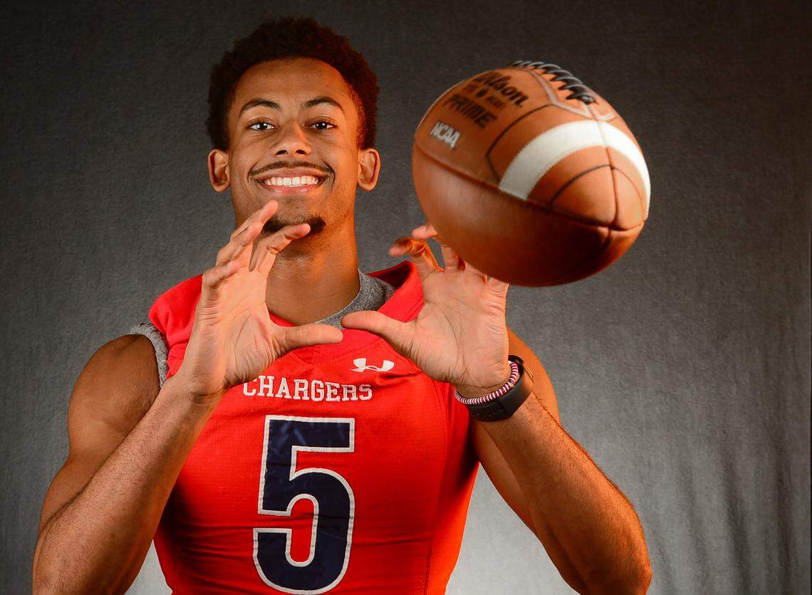 Providence Day Chargers wide receiver Gordon Sellars on Tuesday, December 9, 2025.